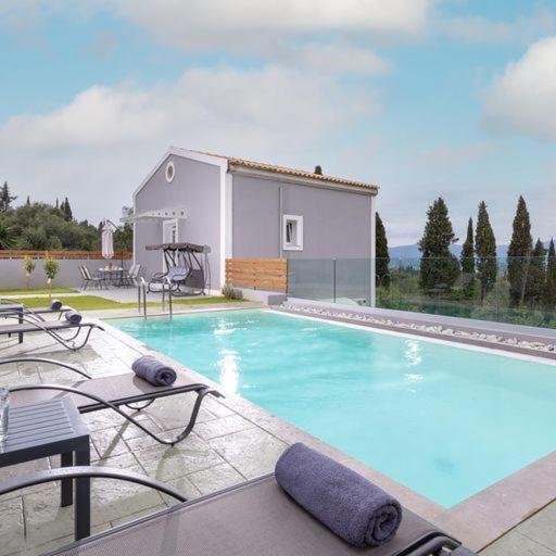 Summer Moments Pool Villa Evropouloi Ngoại thất bức ảnh